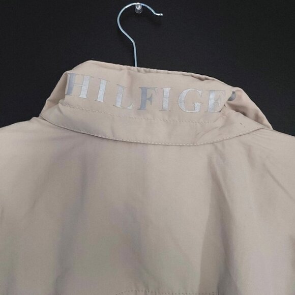 xxl TOMMY HILFIGER TAN & NAVY YACHT BOMBER COAT - Picture 7 of 7